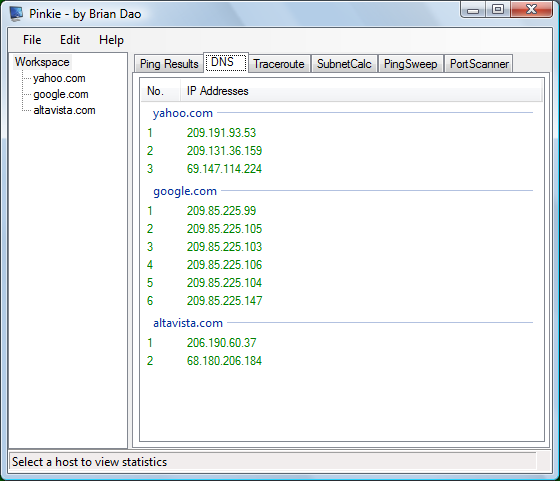 screenshot - dns